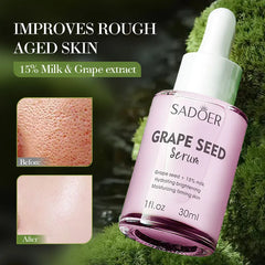 SADOER Grape Seed With Vitamin C & Glycerin Milk Whitening & Anti-Wrinkle - 30ml