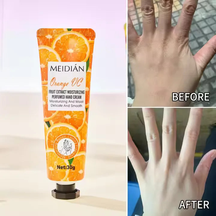 Meidian Fruit Extract Moisturizing Perfumed Hand Cream Set (Pack of 5)