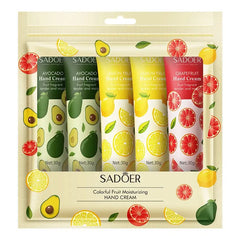 Sadoer Fruit Plant Extract Hand Cream Pack of 5 (30gm Each)