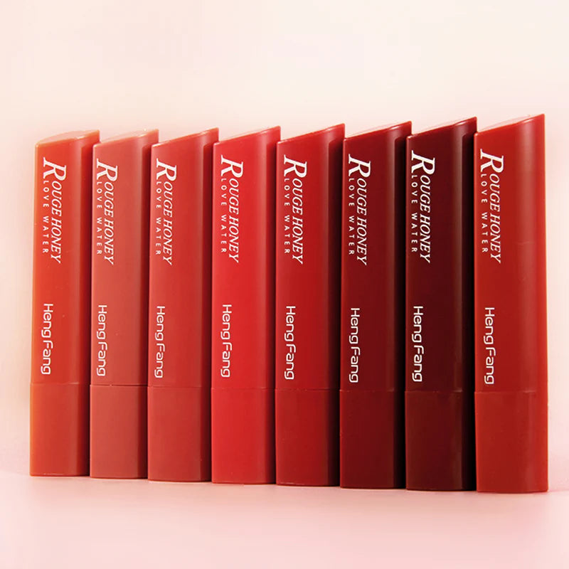 HengFang Moisturizing 8 Color Heart Shape Lipsticks