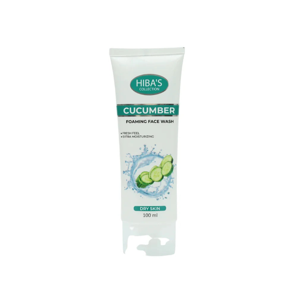 Hiba’s Collection Cucumber Foaming Face Wash – 100ml