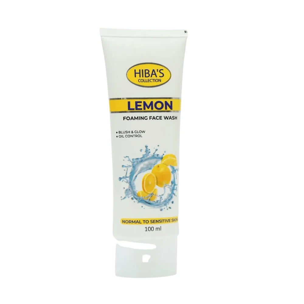 Hiba’s Collection Lemon Foaming Face Wash – 100ml