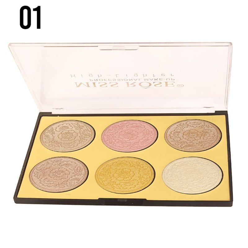 Miss Rose Radiant Glow Highlighter -  6 Color