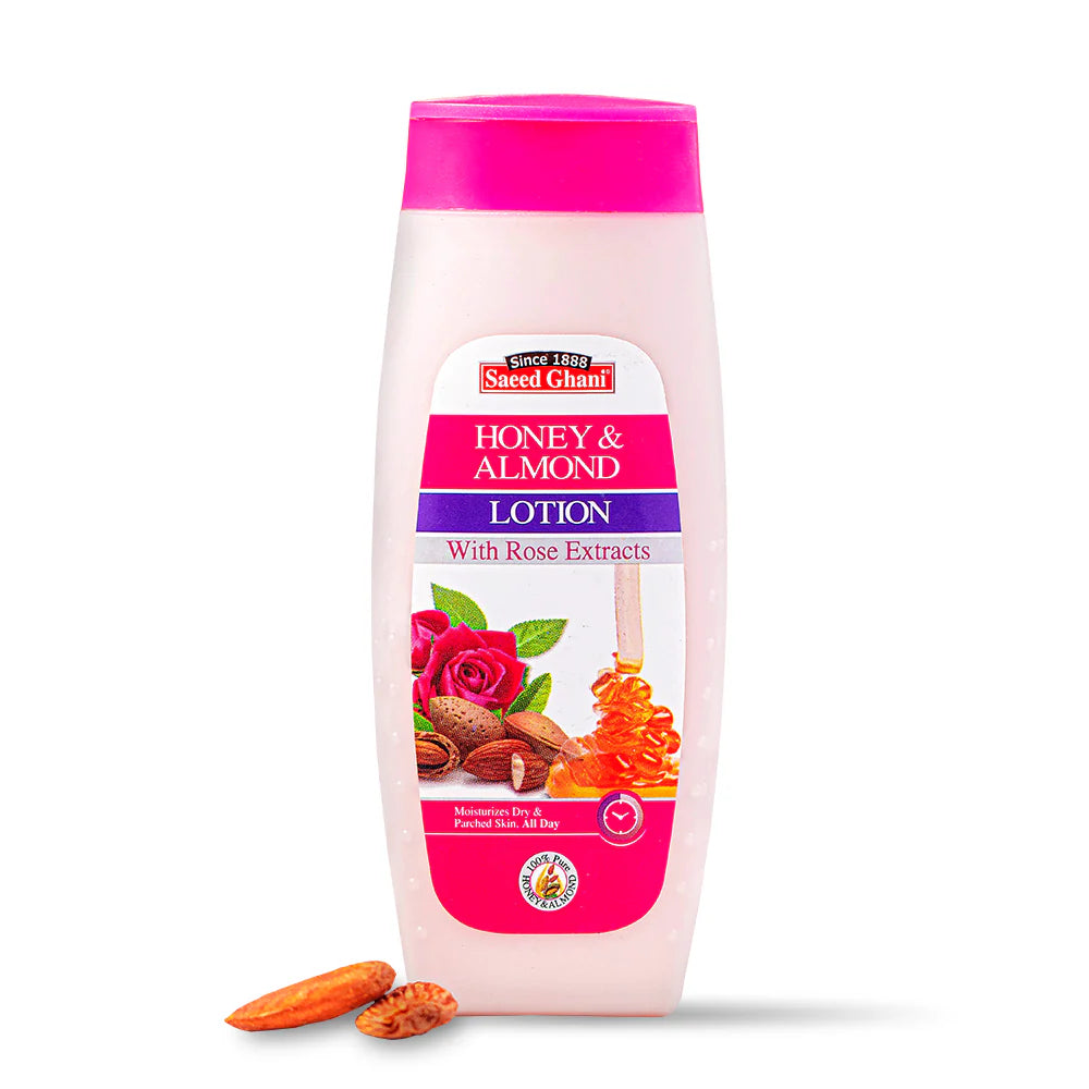 Saeed Ghani Honey &amp; Almond Rose Extract Lotion – 200ml