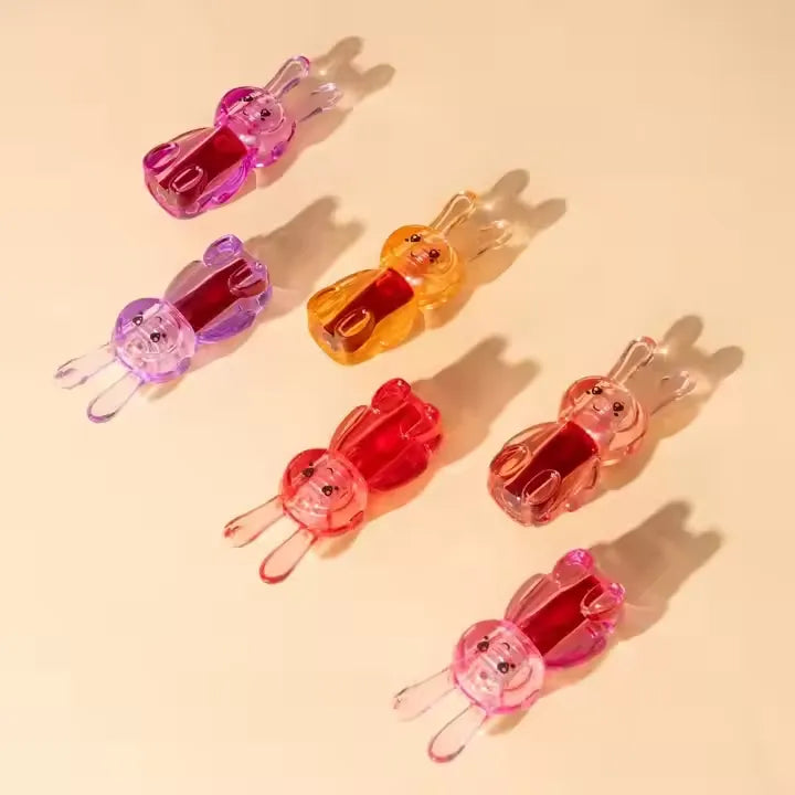 Huda Moji Bear Lip Tint Pack of 6pcs