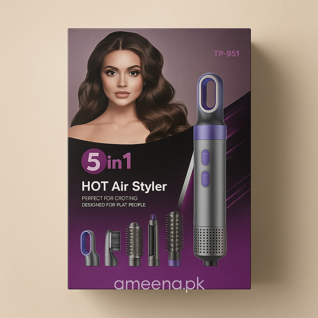 5 in 1 Hot Hair Dryer With Free Gift Hair Hold Spray ( Limited Stock )