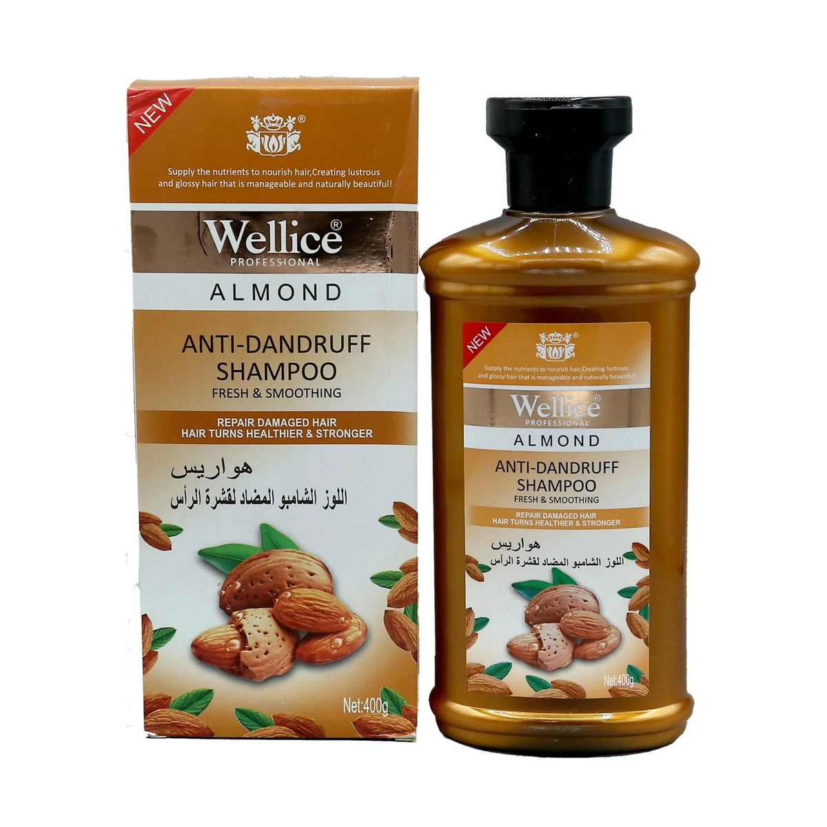 Wellice Almond AntiDandruf Shampoo
