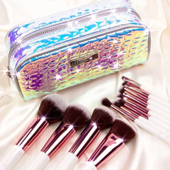 BH Cosmetics Crystal Quartz 12 Piece Brush Set And Bag