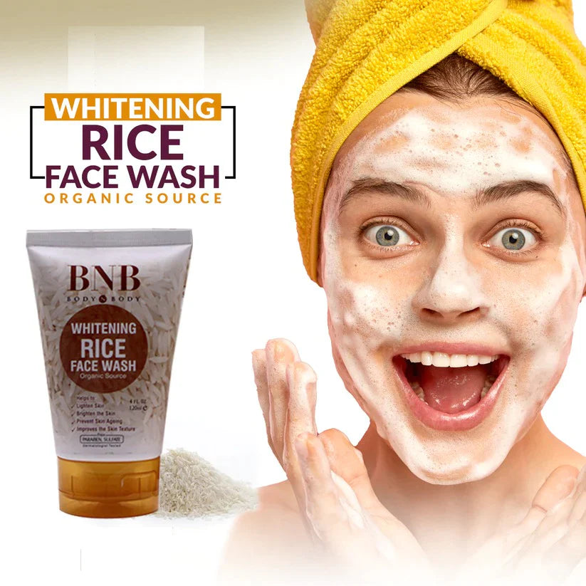 BNB Whitening Rice Extract Face Wash 120ml