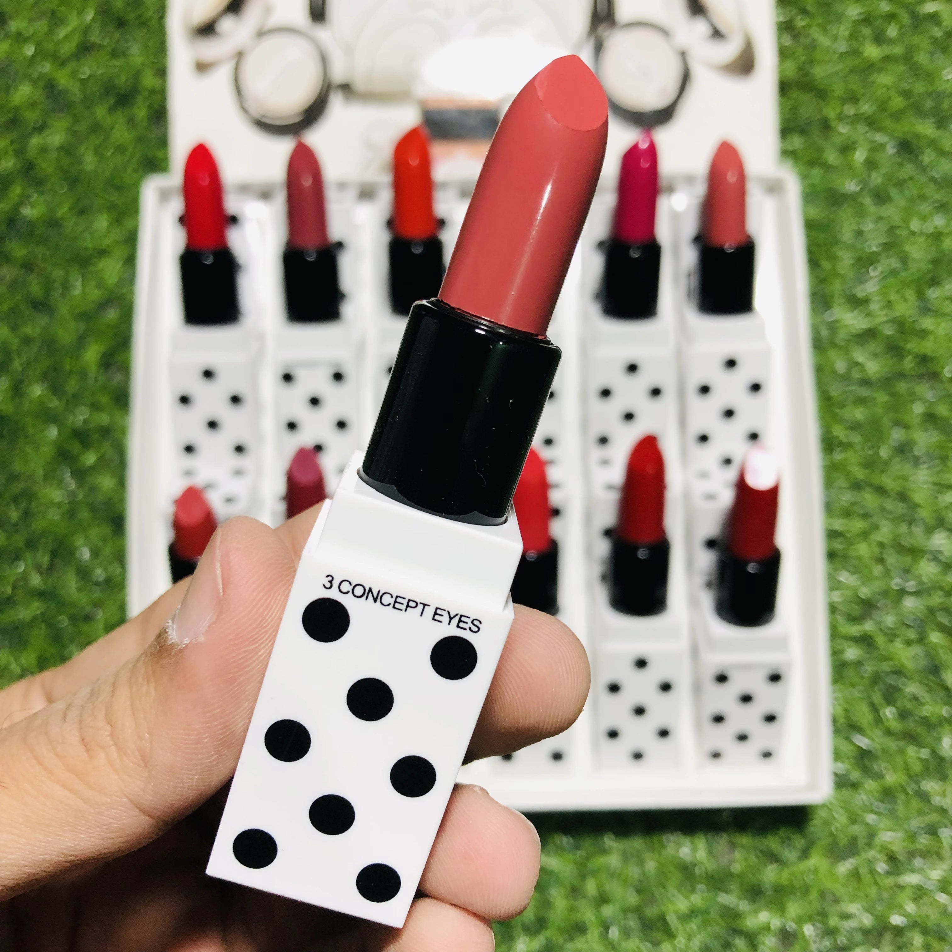 MAC 12 colour Nico Panda lipstick box