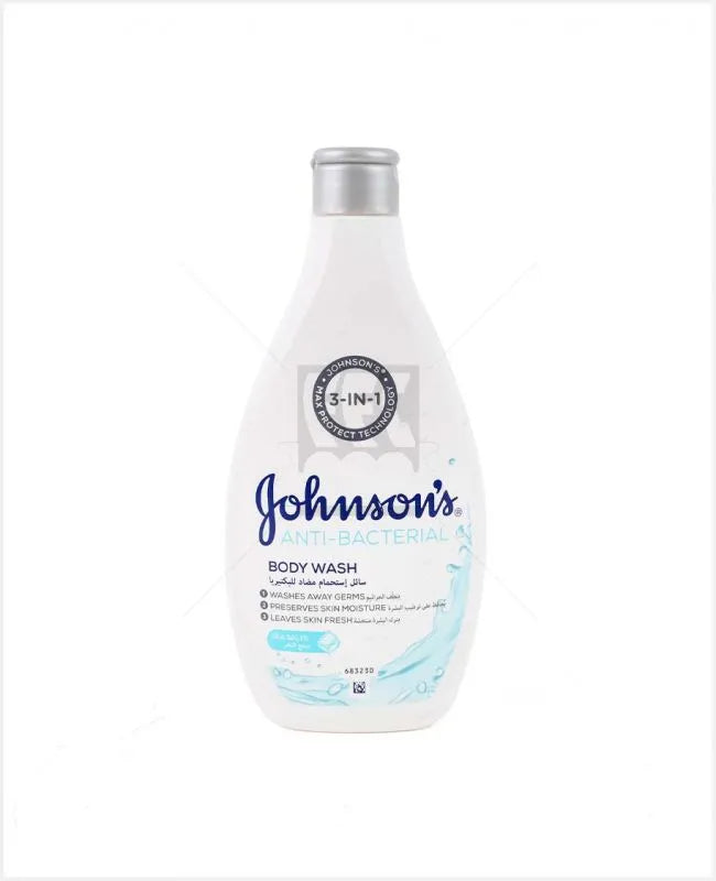 JOHNSON'S Anti-Bacterial Body Wash Sea Salt 400ML