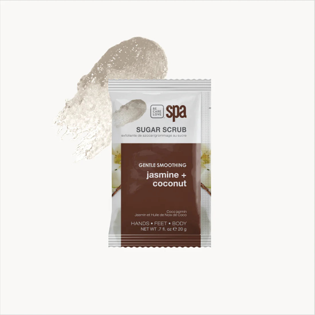 Be Care Love Jasmine and Coconut Smoothing Spa 4 Pcs Set