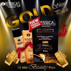 Jessica 24K Gold 2 In 1 Skin Polish 120ml