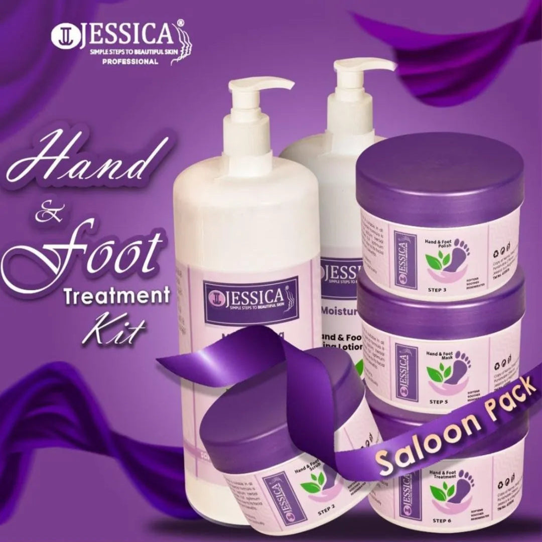 Jessica Hand & Foot Meni Pedi Treatment Kit – 6Pcs Salon Pack