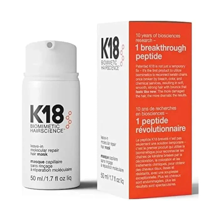 K18 Leave-In Molecular Repair Hair Mask 1.7 Oz / 50 ml