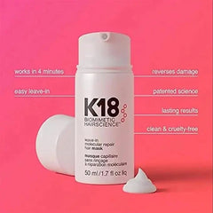 K18 Leave-In Molecular Repair Hair Mask 1.7 Oz / 50 ml