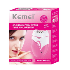 KM-189A Women Electric Rechargeable Hair Removal Epilator