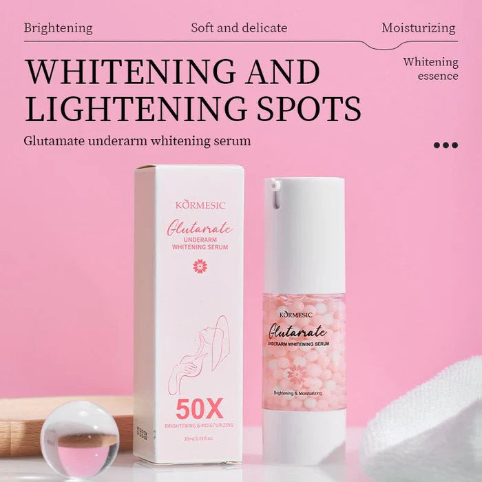 KORMESIC Glutamate Whitening Serum Underarm Intimate Armpit Dark Spot Remover Whitening Cream - 30ml