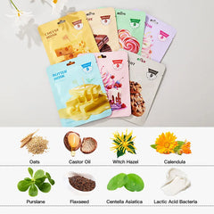KORMESIC Skin Care Oil Control & Facial Face Mask Each