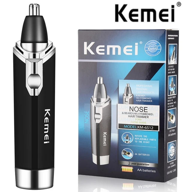 Kemei KM-6512 Fashion Electric Shaving Nose Hair Trimmer