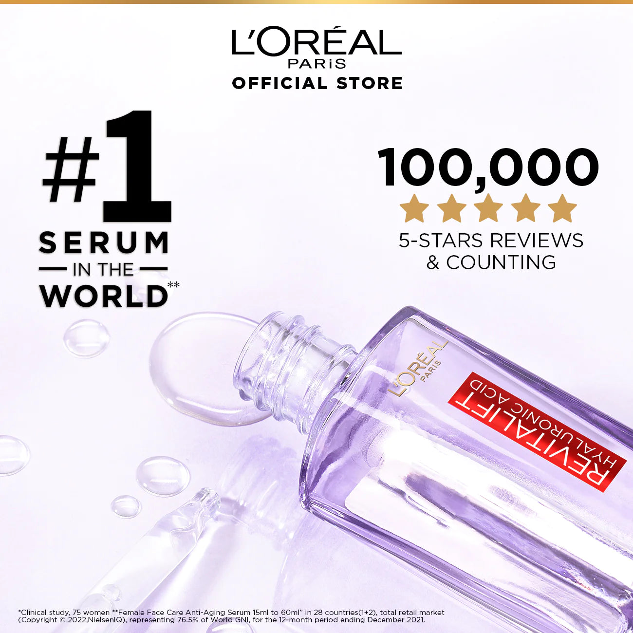 L'Oreal Serum With 1.5 % Hyaluronic Acid