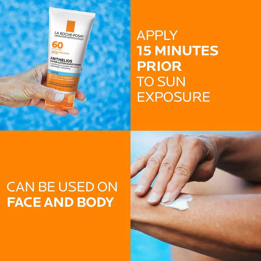 La Roche-Posay Anthelios Cooling Water Lotion Sunscreen Spf 60 150ml