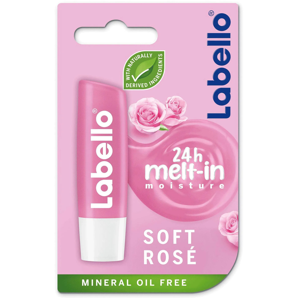 Labello Soft Rose Lip Balm – 4.8g