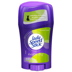 Lady Speed Stick Powder Fresh Invisible Dry Deodorant For Women, 65g