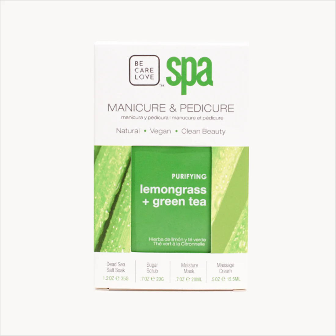 Be Care Love Lemongrass + Green Tea Purifying 4 Pcs Set
