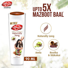 Lifebuoy Naturally Long Amla Reetha & Shikakai Strength Shampoo, 90ml