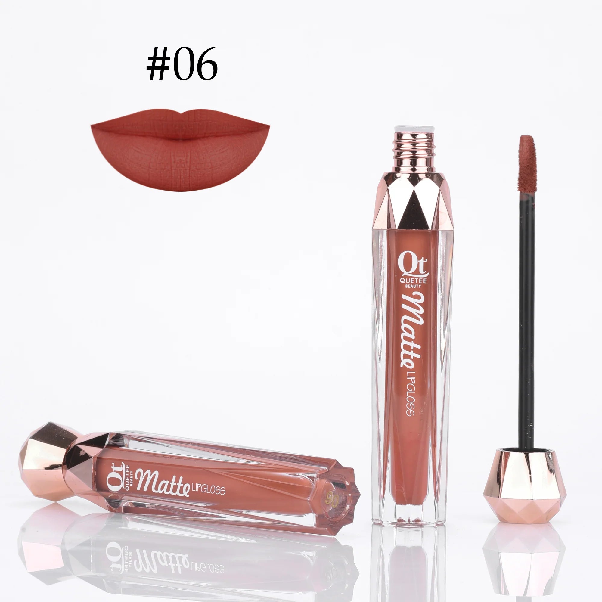 Quetee Beauty Lip Gloss - Chocolate Stain