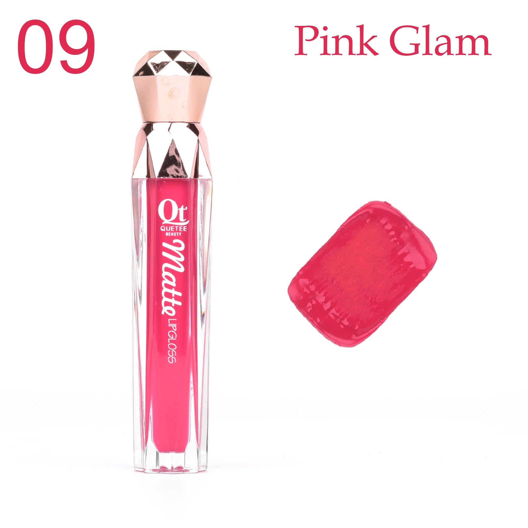 Quetee Beauty Lip Gloss - Pink Glam