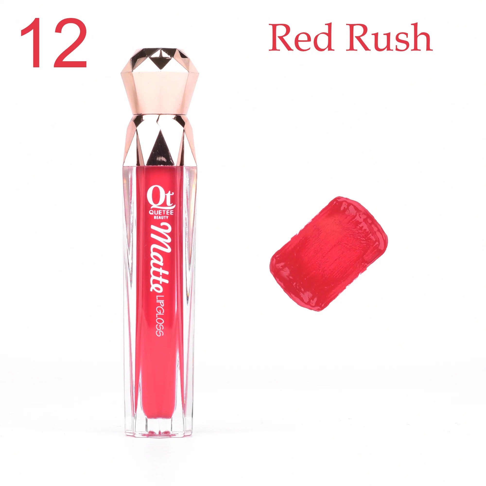 Quetee Beauty Lip Gloss - Red Rush