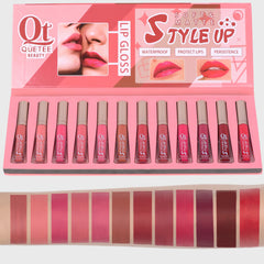 Quetee Beauty Lip Gloss 12 Color Pack