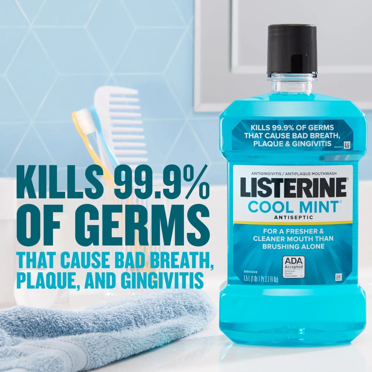 Listerine Cool Mint Mouthwash 250ml