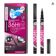 36H Colorful Waterproof Pen Liquid Eyeliner