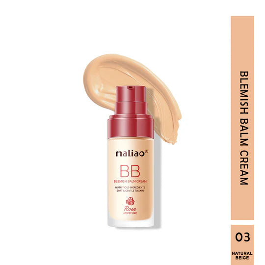 Maliao BB Blemish Balm Cream Rose Foundation Moisture - 30ml