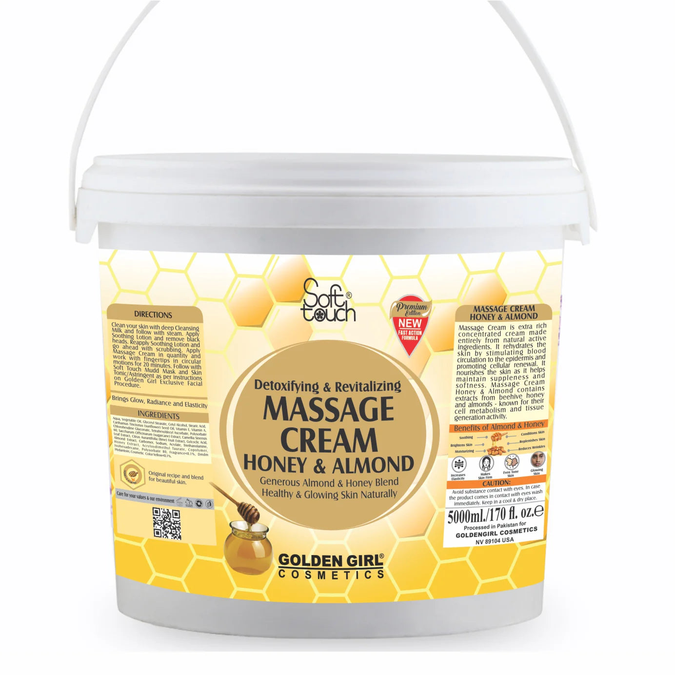 Soft Touch Massage Cream (Honey & Almond)