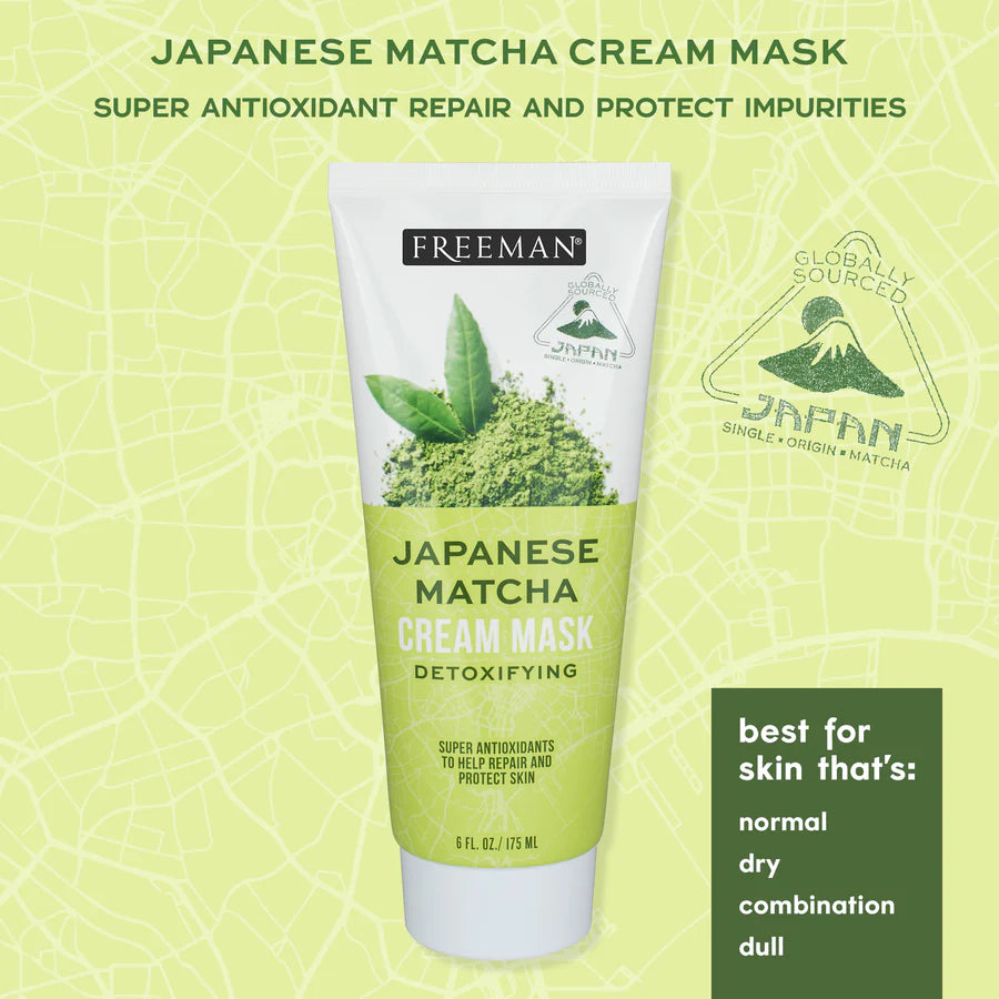 Freeman Exotic Blends Detoxifying Japanese Matcha Cream Mask 75ml