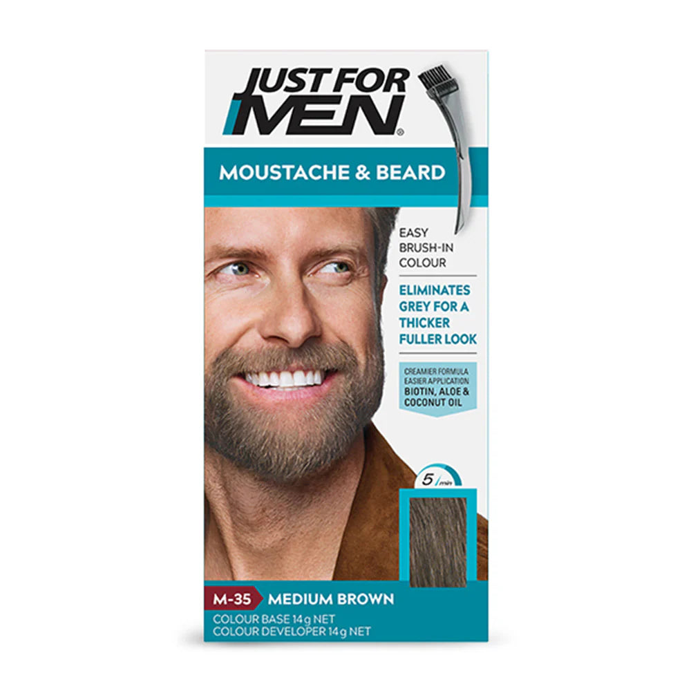 Just For Men - Mustache & Beard Color - Medium Brown