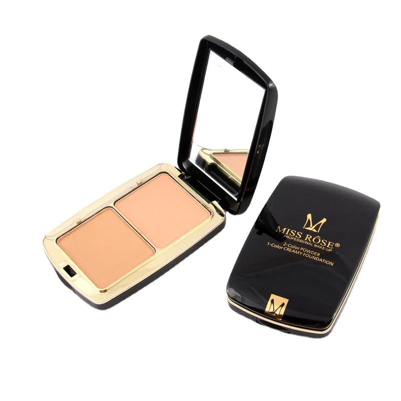 Miss Rose Powder Fashion with Mirror - 3-Color