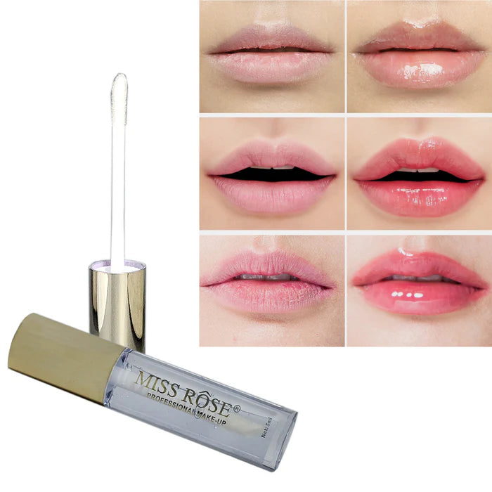 Miss Rose Transparent Shine Lip Gloss - 5ml