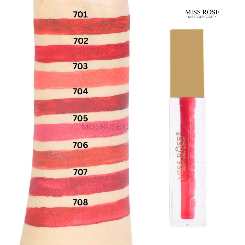 Miss Rose Golden Gleam Beauty Lip Gloss - Miss Rose Com Pk