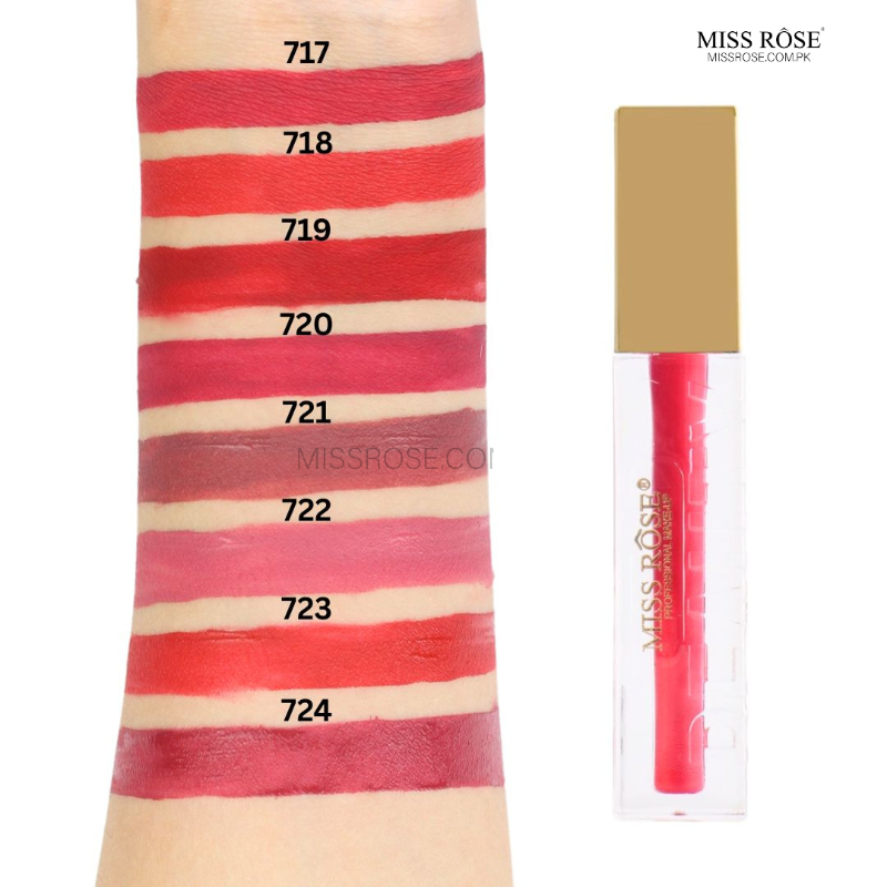 Miss Rose Golden Gleam Beauty Lip Gloss - Miss Rose Com Pk