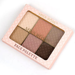 Miss Rose Square Face Kit -  6-Color