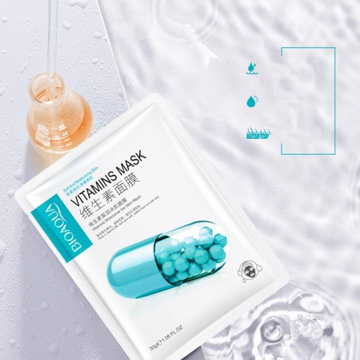 BIOAQUA Vitamins Moisture Ice Skin Face Mask Sheet