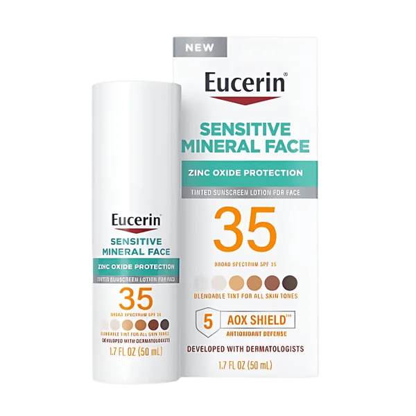 Eucerin Sensitive Mineral Face Tinted Sunscreen SPF 35 (50ml)