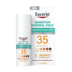 Eucerin Sensitive Mineral Face Tinted Sunscreen SPF 35 (50ml)