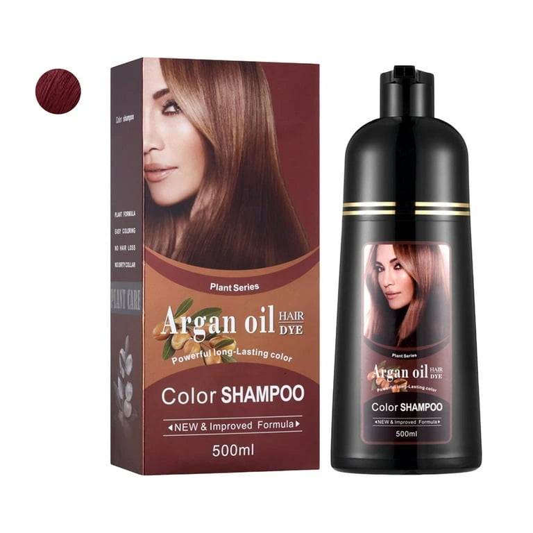 Mokeru Argan Oil Color Hair Dye Shampoo 500ml