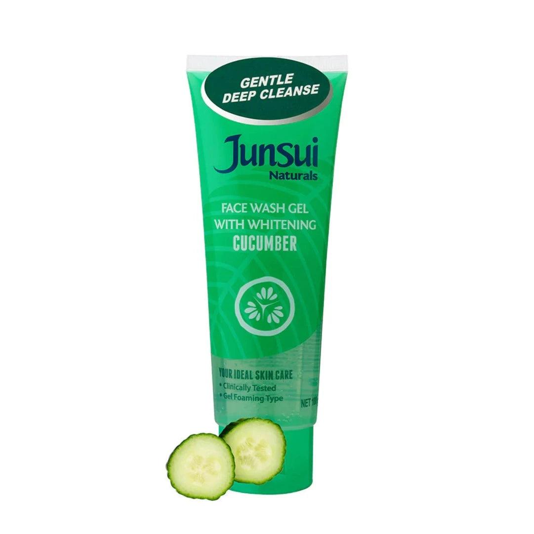 Junsui Naturals Cucumber Whitening Face Wash Gel 100g